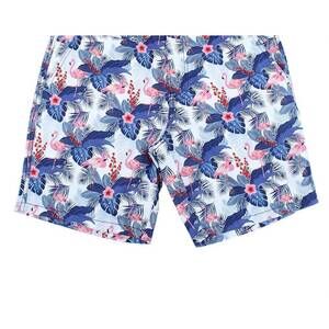 NEW EIGHT X men's flamingo print shorts in blue